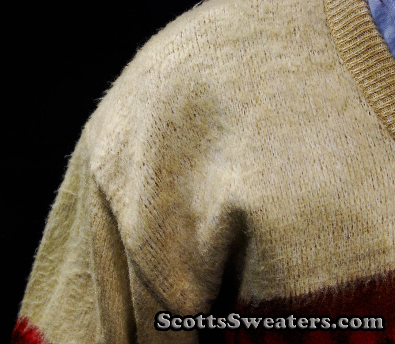 Men's Alpaca V-Neck Sweater by Oswal [#612-047]