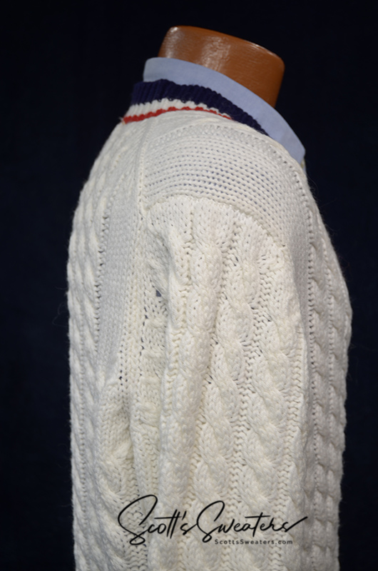 Original Retro Classic Cable-Knit Tennis Sweater [#612-096]