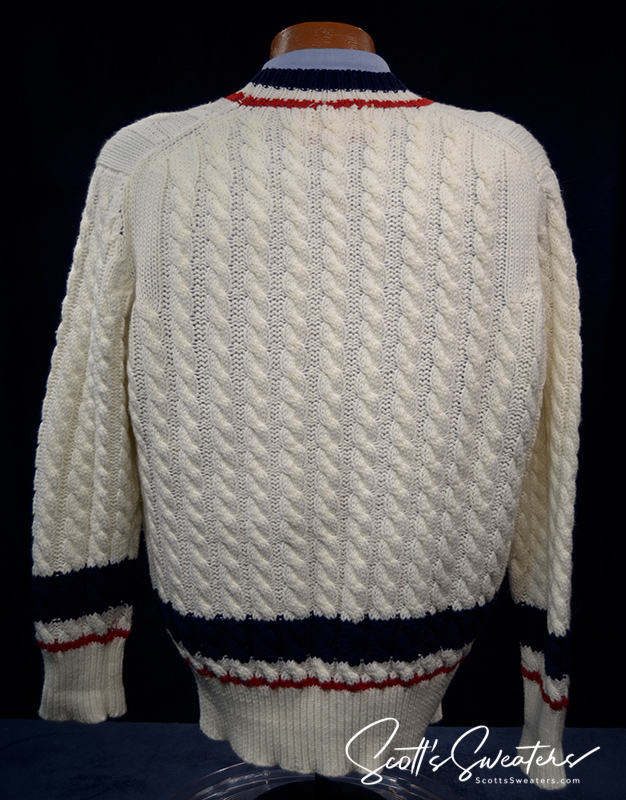 Original Retro Classic Cable-Knit Tennis Sweater [#612-096]