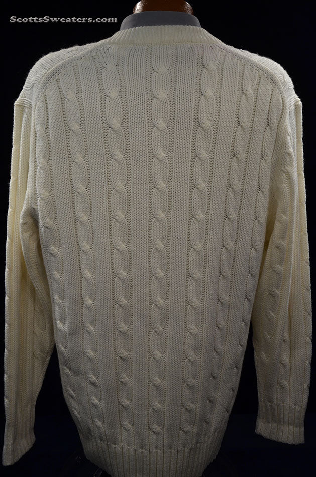 Men's Classic V-neck Pullover Cricket Sweater [#614-099]