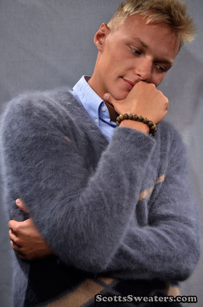 Men's Ultra-Soft Angora Sweater [#615-014] – Scott's Sweaters
