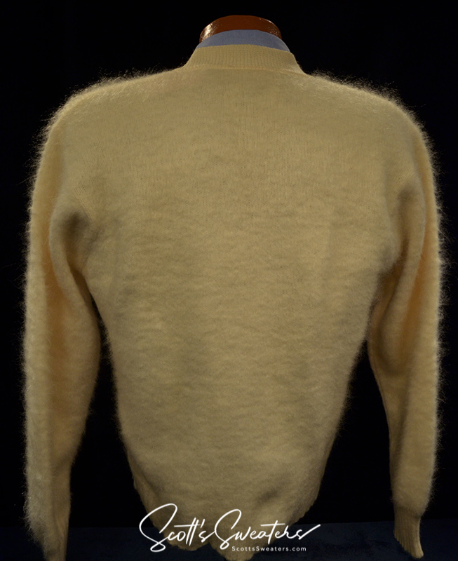 Klassischer Retro-Strickpullover aus Mohair für Herren [#615-093]