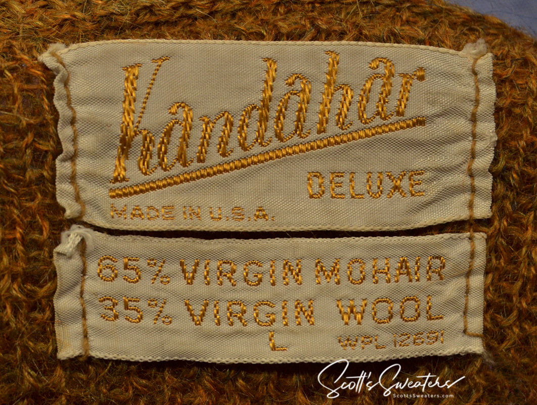 Golden Retro Classic Original Mohair V-Neck Sweater by Kandahar Deluxe [616-012]