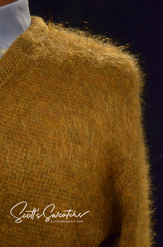 Golden Retro Classic Original Mohair V-Neck Sweater by Kandahar Deluxe [616-012]