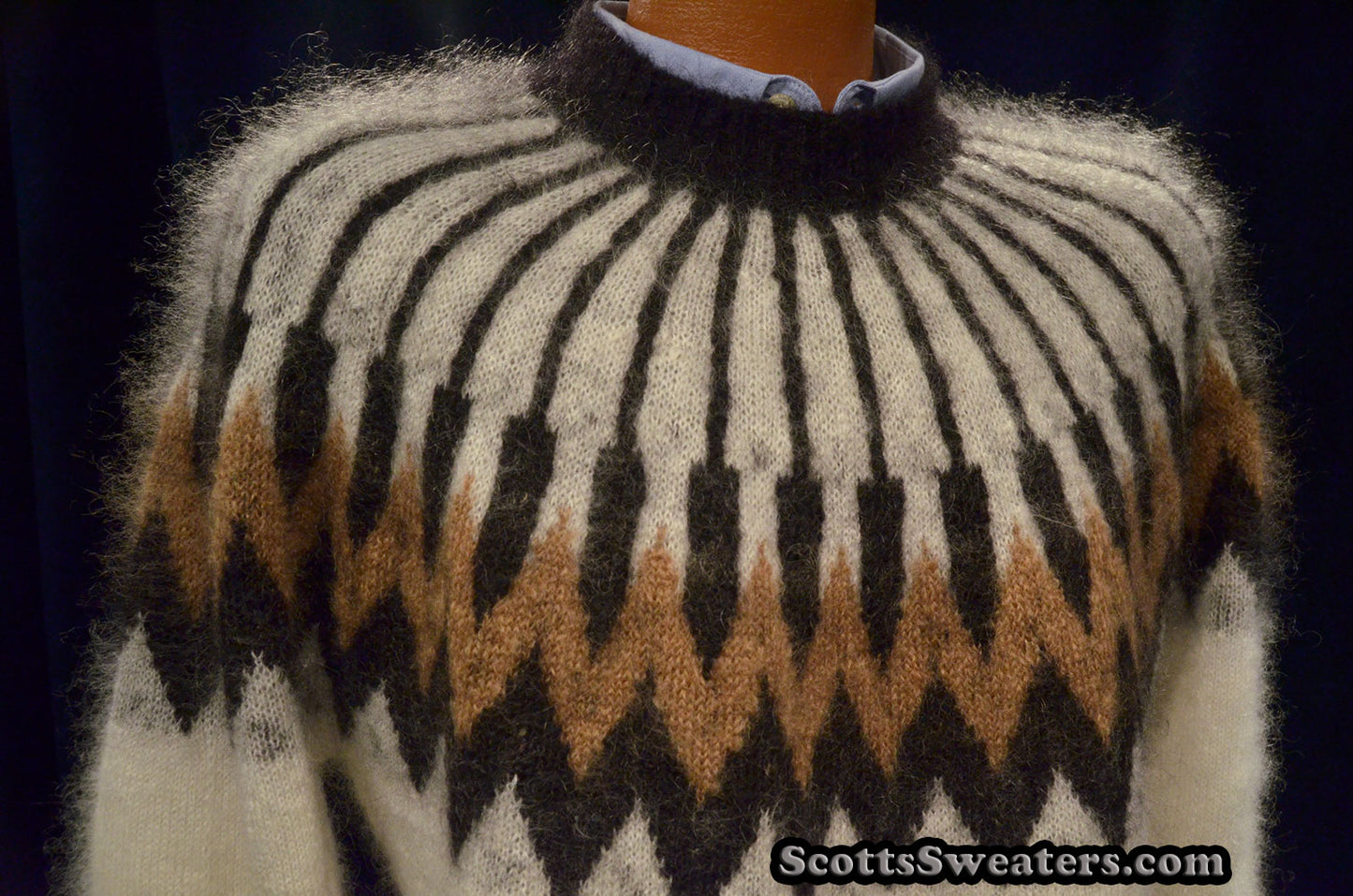 616-040 Men's Crewneck Mohair Sweater by Erdem x & H&M