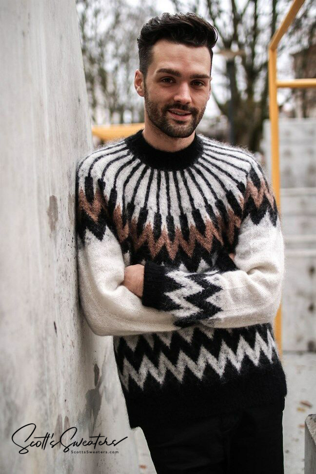 Men's Crewneck Mohair Sweater – Scott's Sweaters Men's Crewneck Mohair Sweater – Scott's Sweaters