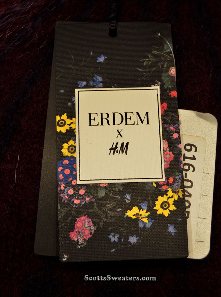 616-040 Men's Crewneck Mohair Sweater by Erdem x & H&M