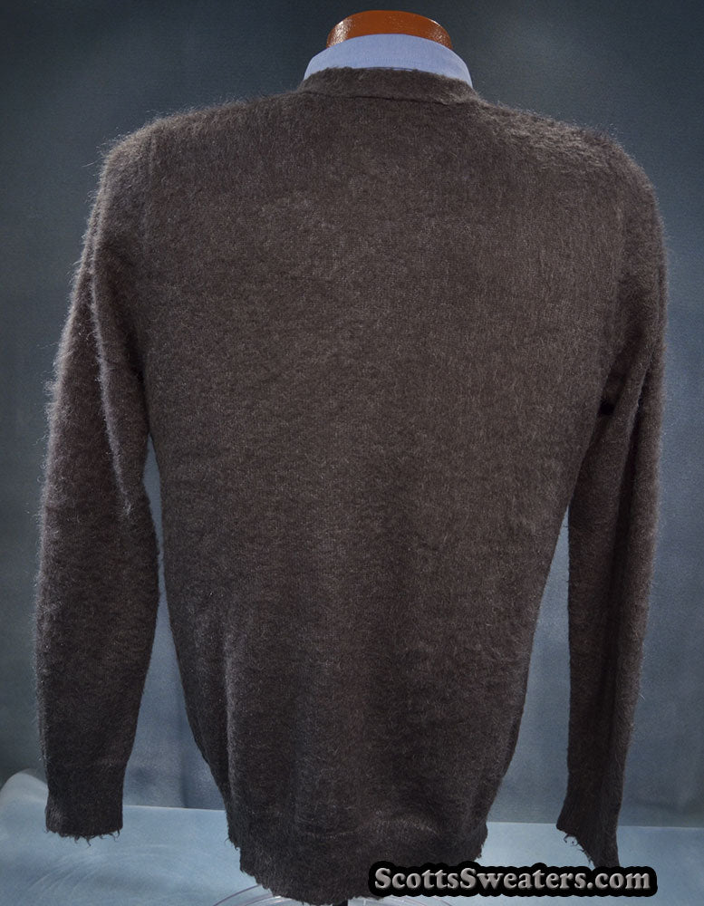 Men's Skull Design Mohair Sweater by Zara [#616-069]