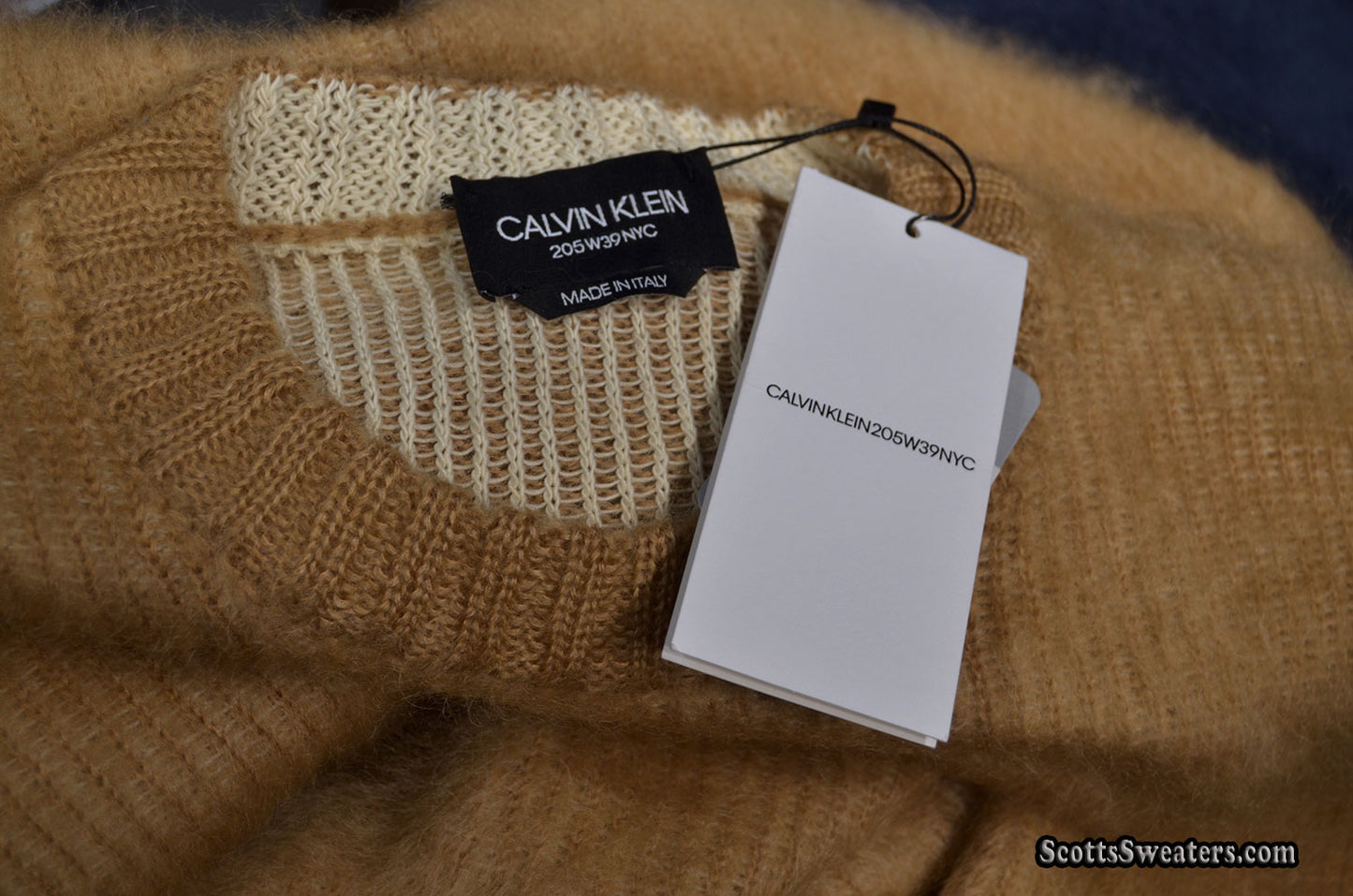 616-079 Mohair-Pullover mit Rundhalsausschnitt von Calvin Klein - Raf Simons