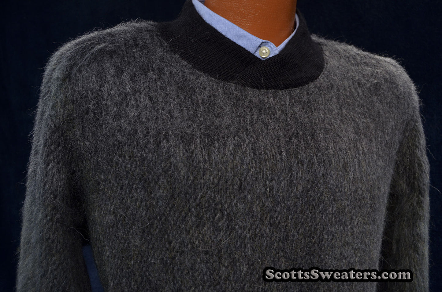 Men's Extra-soft Alpaca/Mohair Pullover Sweater by Stephan Schneider [#616-080]