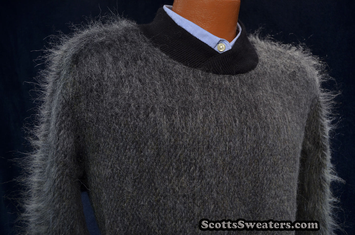 Men's Extra-soft Alpaca/Mohair Pullover Sweater by Stephan Schneider [#616-080]