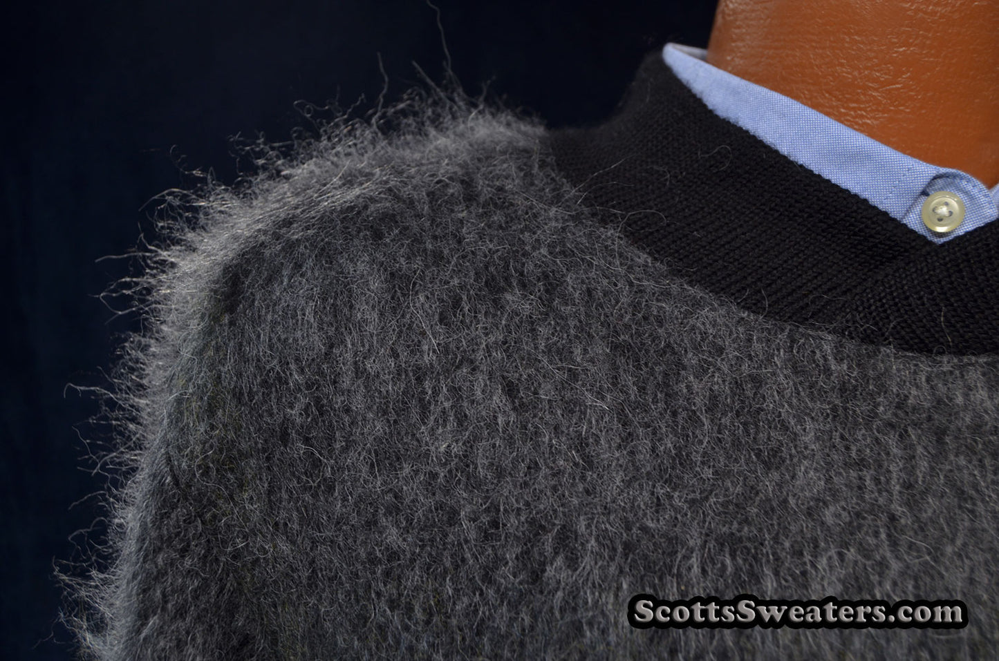 Men's Extra-soft Alpaca/Mohair Pullover Sweater by Stephan Schneider [#616-080]