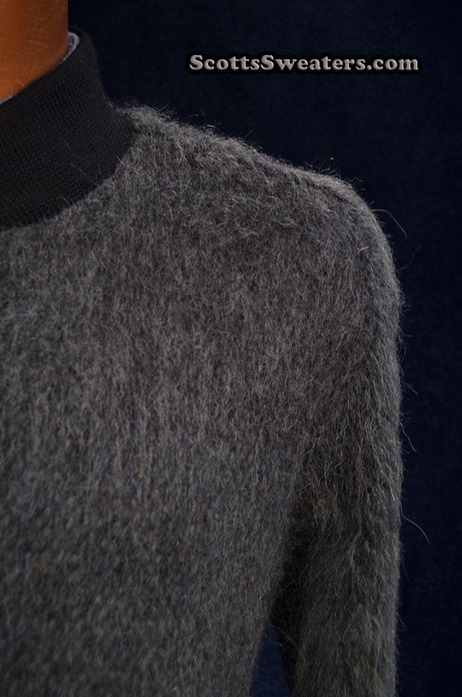 Men's Extra-soft Alpaca/Mohair Pullover Sweater by Stephan Schneider [#616-080]