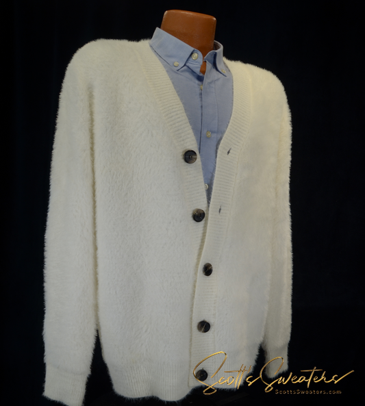 Ultra-Soft Men's Plush Cardigan Sweater [617-035]