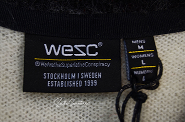 Young Men's Skateboarder Street Wear Mohair Cardigan Sweater by WeSC [#617-042]