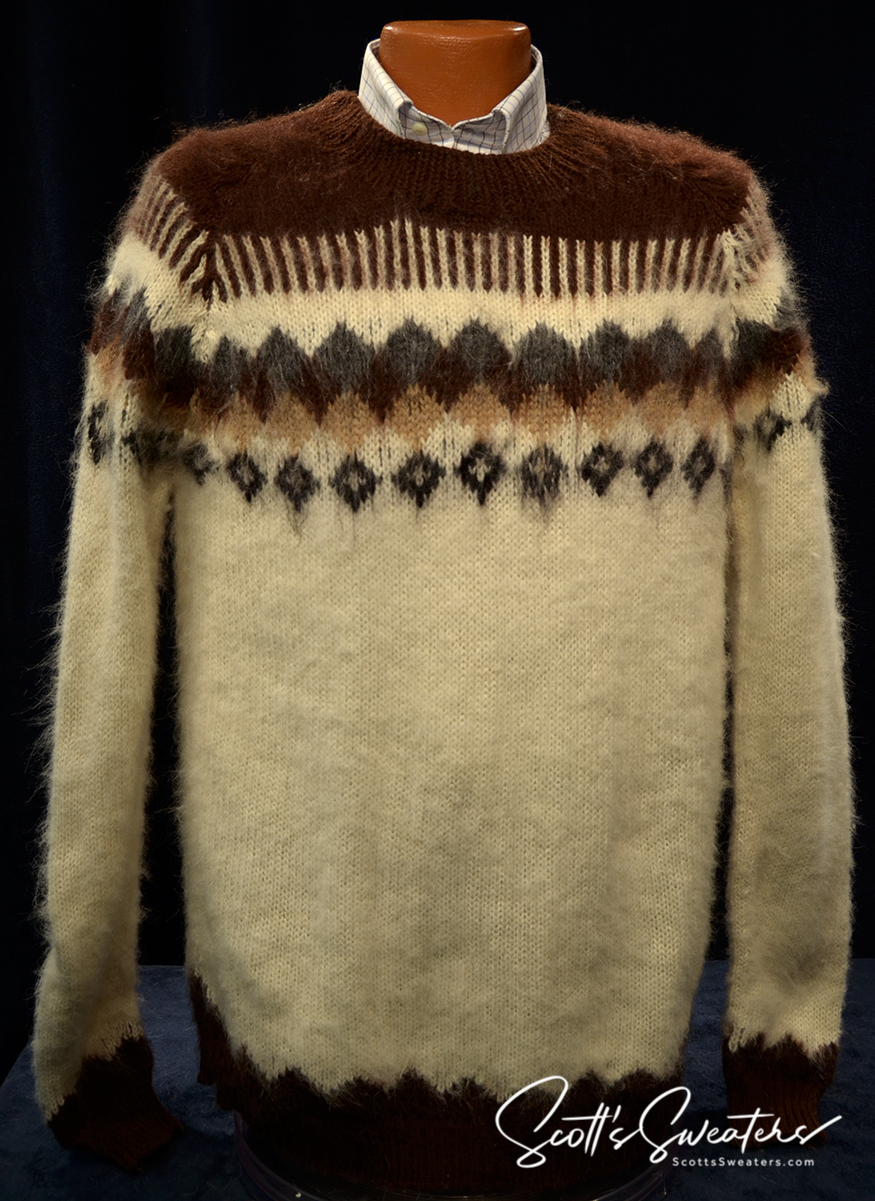 Men's Soft Alpaca Crewneck Sweater by Gamboa [#617-063]