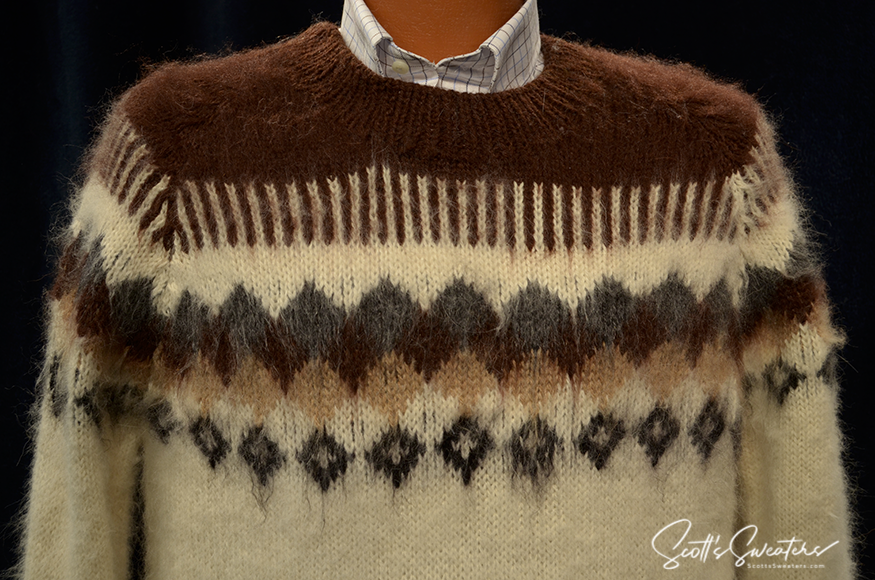 Men's Soft Alpaca Crewneck Sweater by Gamboa [#617-063]